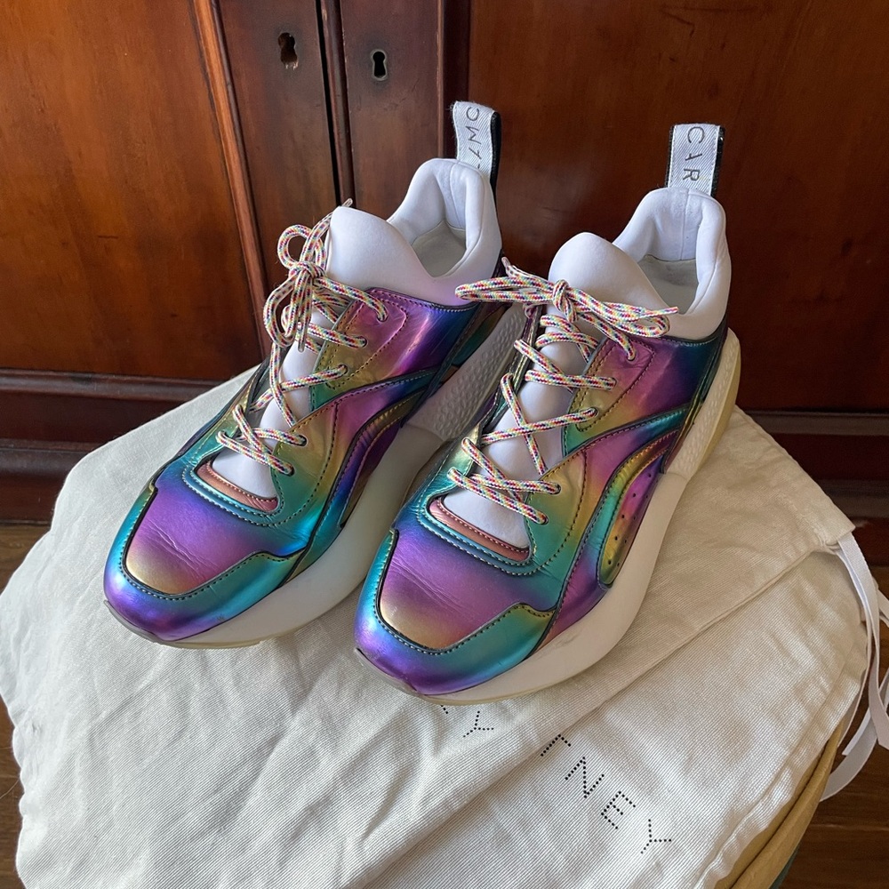 Stella McCartney “Oil Slick” Sneakers, Sz 39 (9)